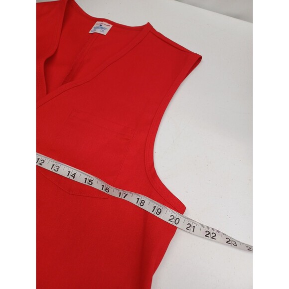 Vtg Unisex Work Vest Supermarket Grocery Store Employee Uniform Volunteer M - Picture 7 of 8